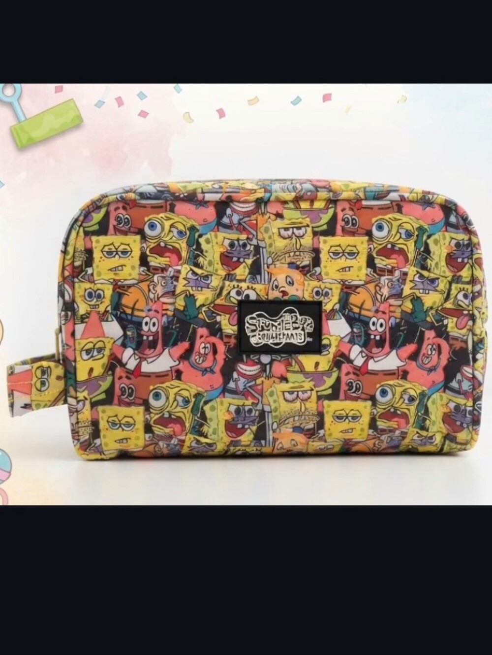 NWOT SpongeBob SquarePants Toiletry Bag